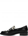 MEXX loafer stila apavi sievietēm, Melna, Pauline loafers