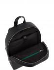 TOMMY HILFIGER mugursoma vīriešiem, Melna, Corp texture dome backpack