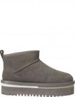TOMMY JEANS sieviešu zābaki ar apsildi, Pelēka, Flatform boot