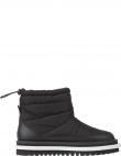 TOMMY JEANS sieviešu zābaki ar apsildi, Melna, Padded flat boot