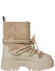 TOMMY HILFIGER sieviešu zābaki ar apsildi, Krēmīga/Smilšu, Real shearling snowboot