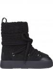 TOMMY HILFIGER sieviešu zābaki ar apsildi, Melna, Real shearling snowboot