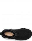 UGG apsildāmi zābaki sievietēm, Melna, Classic ultra mini warm boots