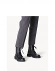 TAMARIS sievietēm, Lace boot flat, Melna