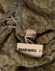 DIESEL sieviešu šalle haki SLACES SCARF
