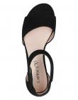 CAPRICE sieviešu melnas elegantas sandales