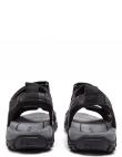 GEOX vīriešu melnas sandales STRADA SANDALS