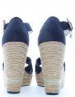 U.S.Polo sieviešu zilas sandales ar biezu zoli AYLIN001