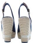 U.S.Polo sieviešu zilas sandales ar biezu zoli AYLIN005A