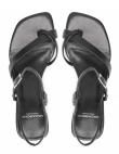VAGABOND sieviešu melnas sandales ar papēdi LUISA SANDALS