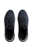 CALVIN KLEIN vīriešu zili ikdienas apavi Low top lace up knit shoe