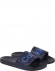 CALVIN KLEIN vīriešu zilas pludmales čības Pool slide