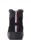 TOMMY HILFIGER sieviešu melni zābaki Feminine seasonal utility boot