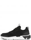 CALVIN KLEIN ikdienas apavi vīriešiem, Melna, Low top lace up knit leisure