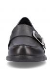 REMONTE loafer stila apavi sievietēm, Melna, LOAFERS