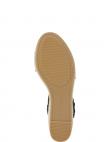 TOMMY HILFIGER sandales sievietēm, Zila, Webbing wedge sandal