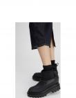 CALVIN KLEIN JEANS zābaki sievietēm, Melna, Flatform rainboot low