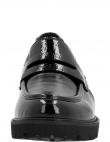 REMONTE loafer stila apavi sievietēm, Melna, Ladies shoes