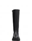 RIEKER garie zābaki sievietēm, Melna, Ladies' boots