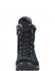 RIEKER garie zābaki sievietēm, Melna, Ladies mid height boots