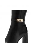 MARCO TOZZI eleganti augstpapēžu zābaki sievietēm, Melna, Voda boots