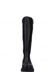 RIEKER garie zābaki sievietēm, Melna, Ladies' boots
