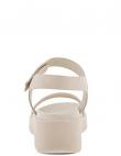 ECCO sieviešu krēmīgas krāsas sandales FLOWT WEDGE LX SANDALS