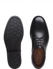 CLARKS vīriešu melnas klasiskās kurpes Un Hugh Lace formal