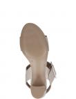 CAPRICE augstpapēžu sandales sievietēm, Krēmīga/Smilšu, Sandals