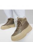 PUMA zābaki sievietēm, Krēmīga/Smilšu, Mayra booties