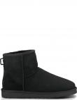 UGG apsildāmi zābaki vīriešiem, Melna, Classic mini warm boots