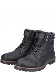 RIEKER zābaki vīriešiem, Melna, Men's boots